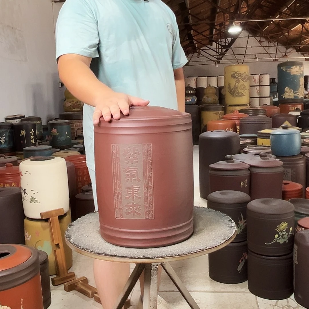 紫砂茶叶罐茶叶罐