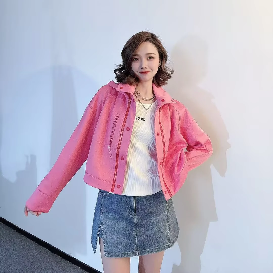 GIRDEAR/哥弟潮牌时髦休闲连帽卫衣百搭显瘦外套140019