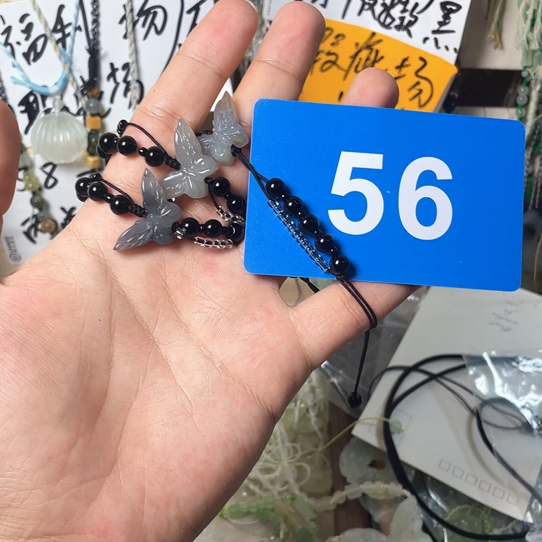 蛇纹石玉合金颈饰
