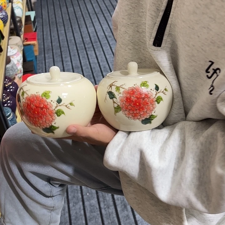 茶叶罐陶瓷家用储物罐瑕疵品介意勿拍