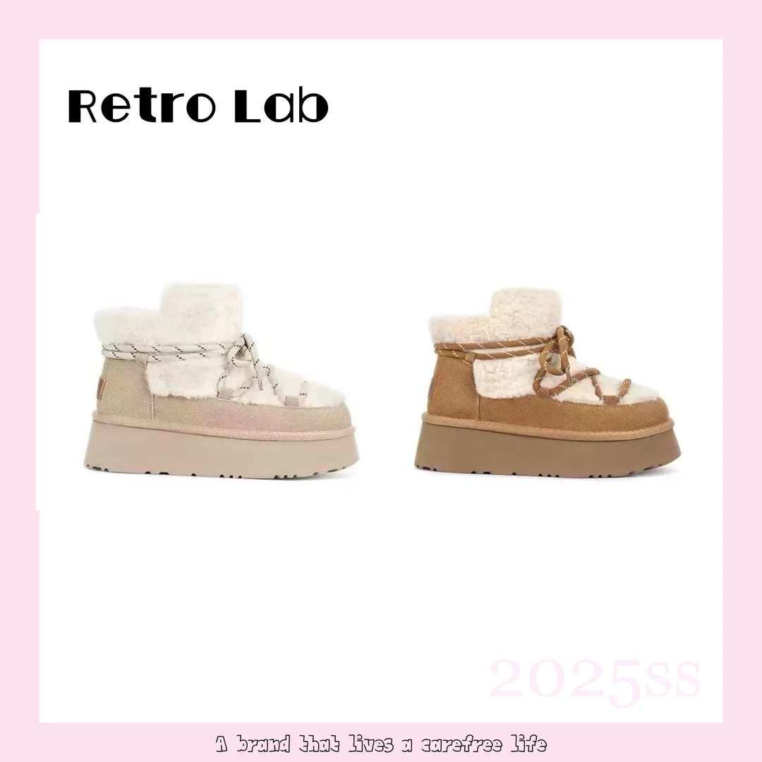 Retro Lab |北海道の雪 25SS冬日新款保暖雪地靴