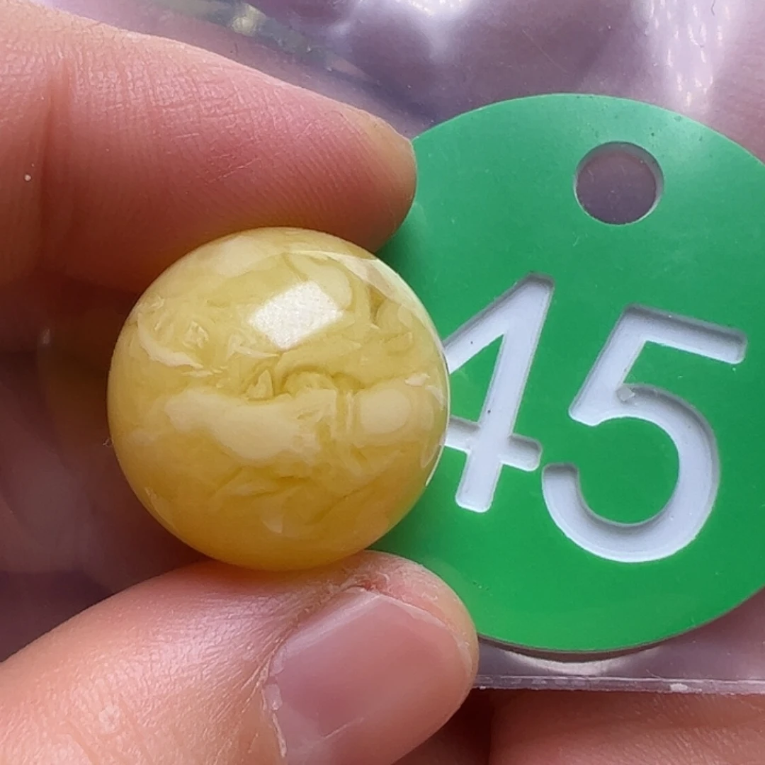 蜜蜡未镶嵌珠宝奇石18.4m m