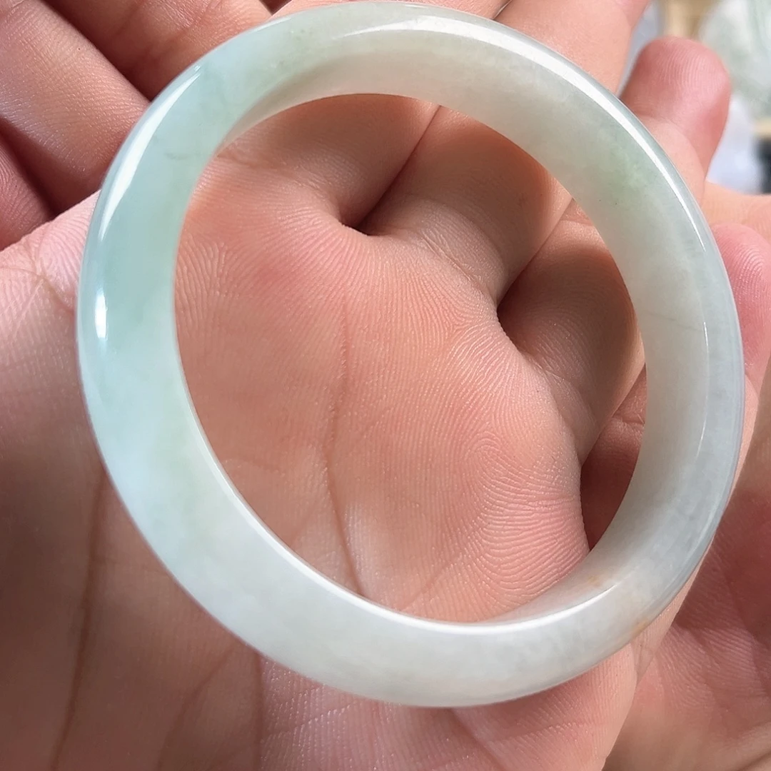 翡翠未镶嵌手镯天然