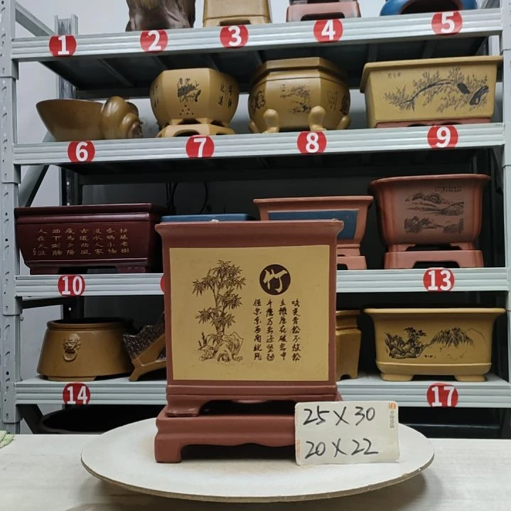 紫砂花盆紫砂花盆