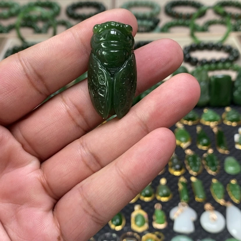 【闪购商品】和田玉（碧玉）未镶嵌颈饰