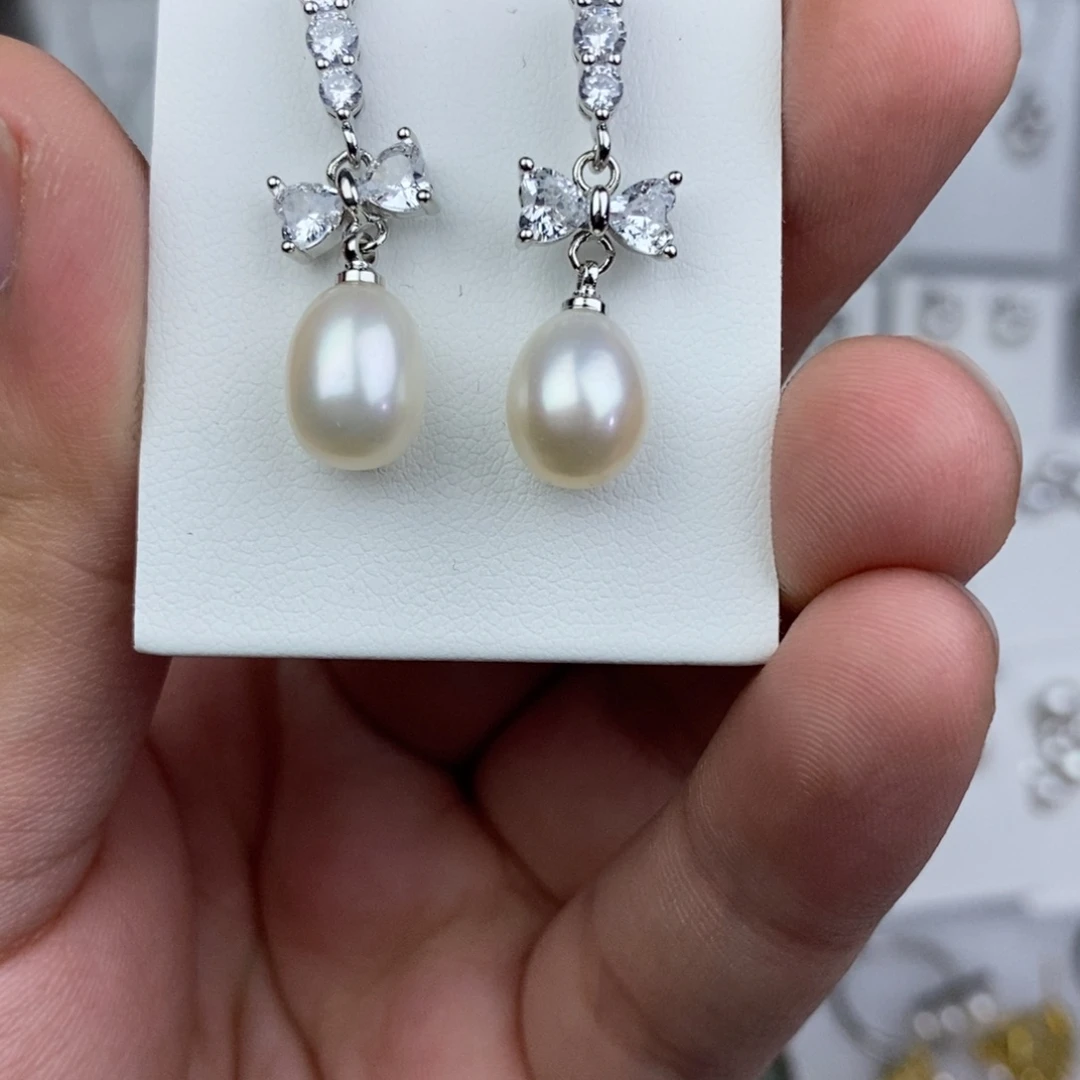 耳饰未镶嵌淡水珍珠