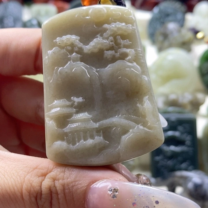 和田玉颈饰未镶嵌