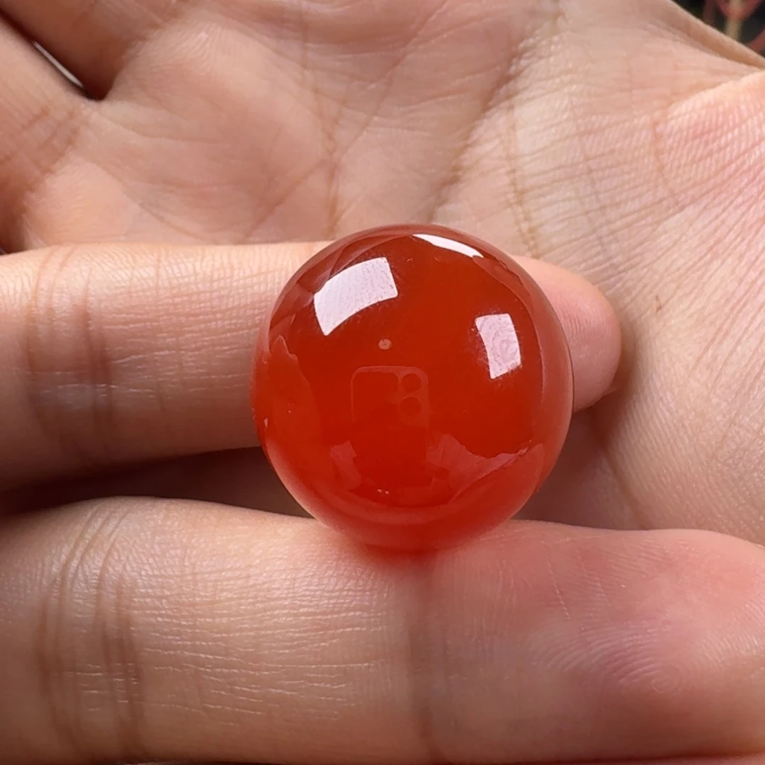 南红玛瑙未镶嵌圆珠19.96
