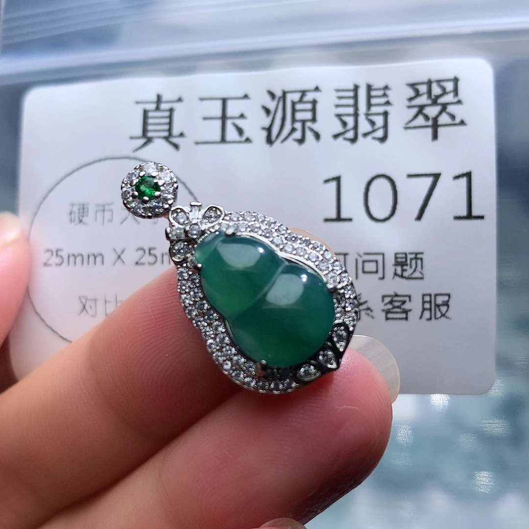 翡翠未镶嵌颈饰1071