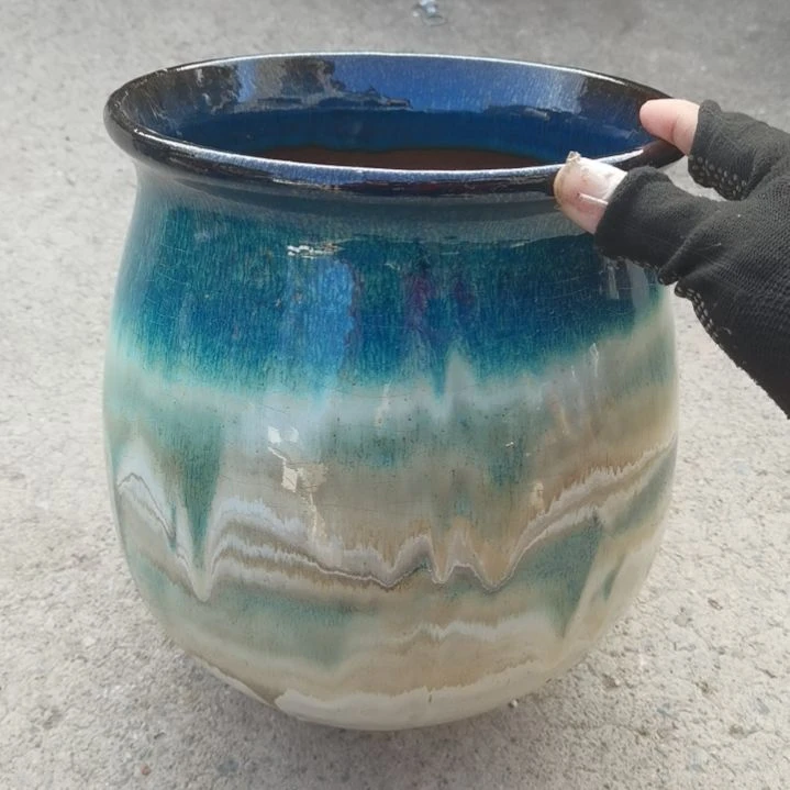 红陶22/25微瑕一个盆