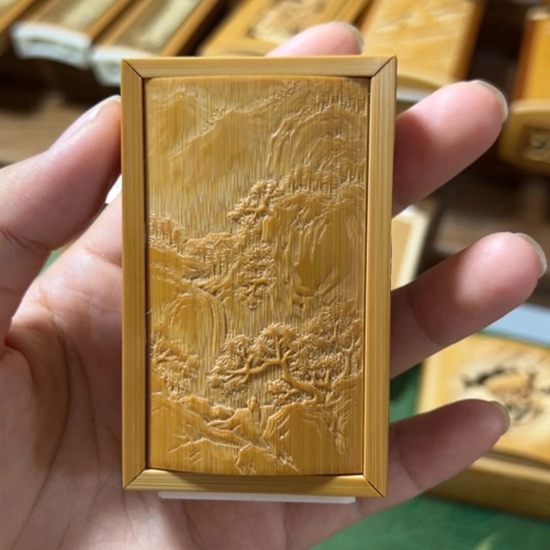 【闪购商品】竹蛉盒竹雕