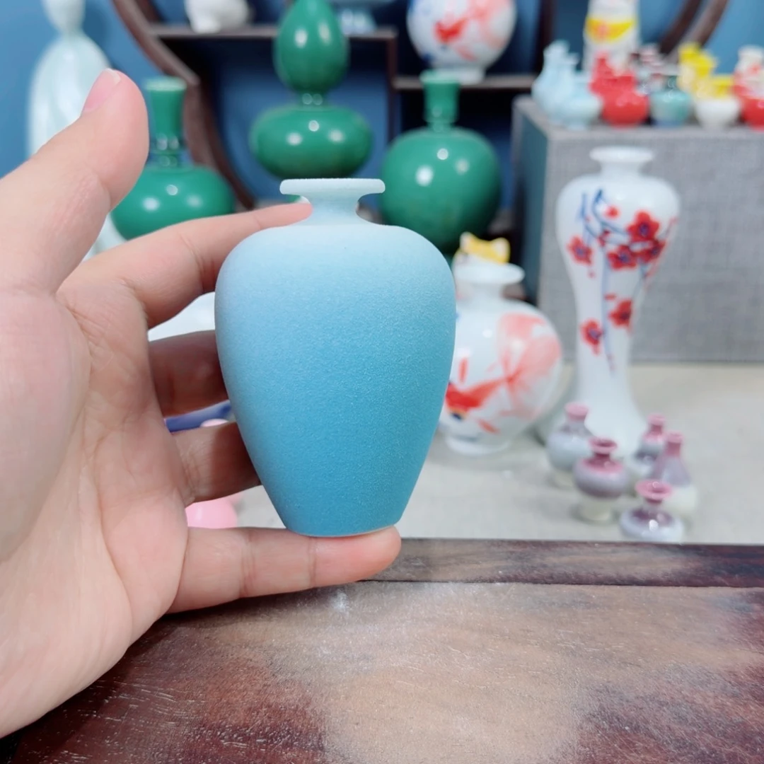 陶瓷手工小花器摆件