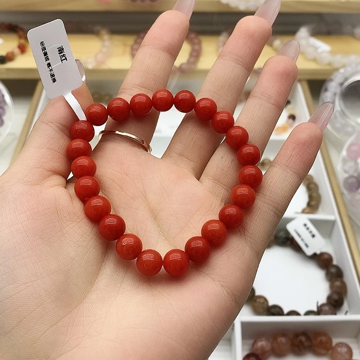 手链未镶嵌水晶南红