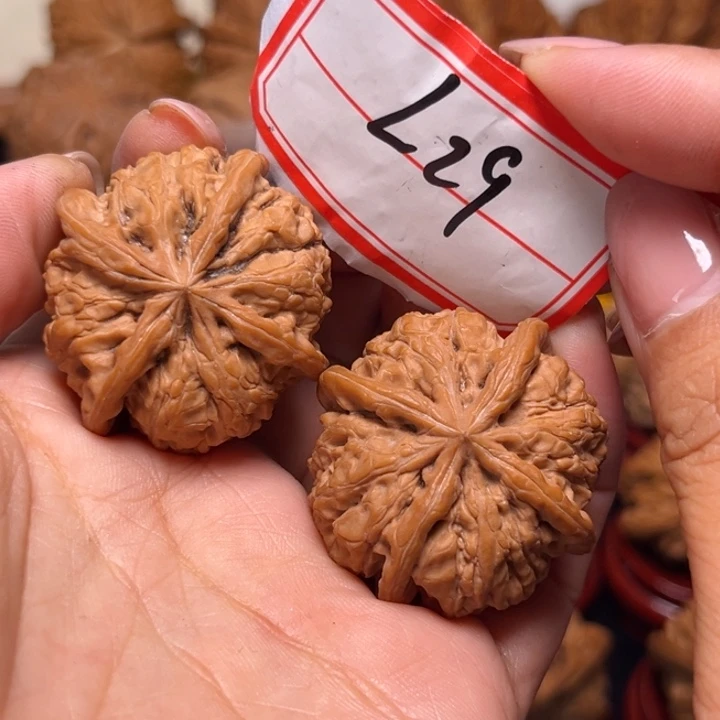 文玩核桃吊坠37全品雨花石正四棱29