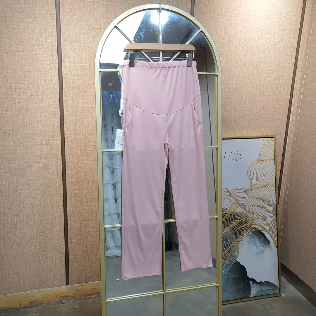 ZU122粉色孕妇裤XL110-140