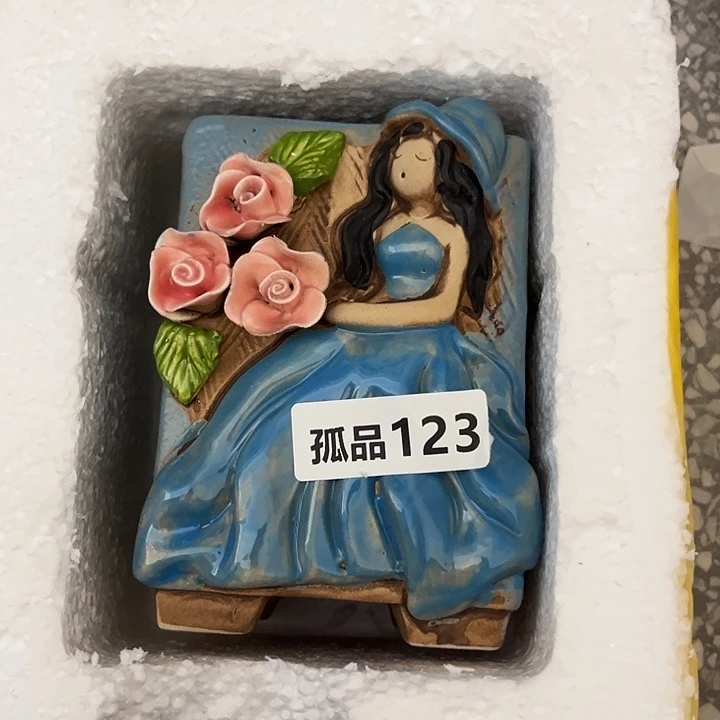 粗陶材质多肉花盆123