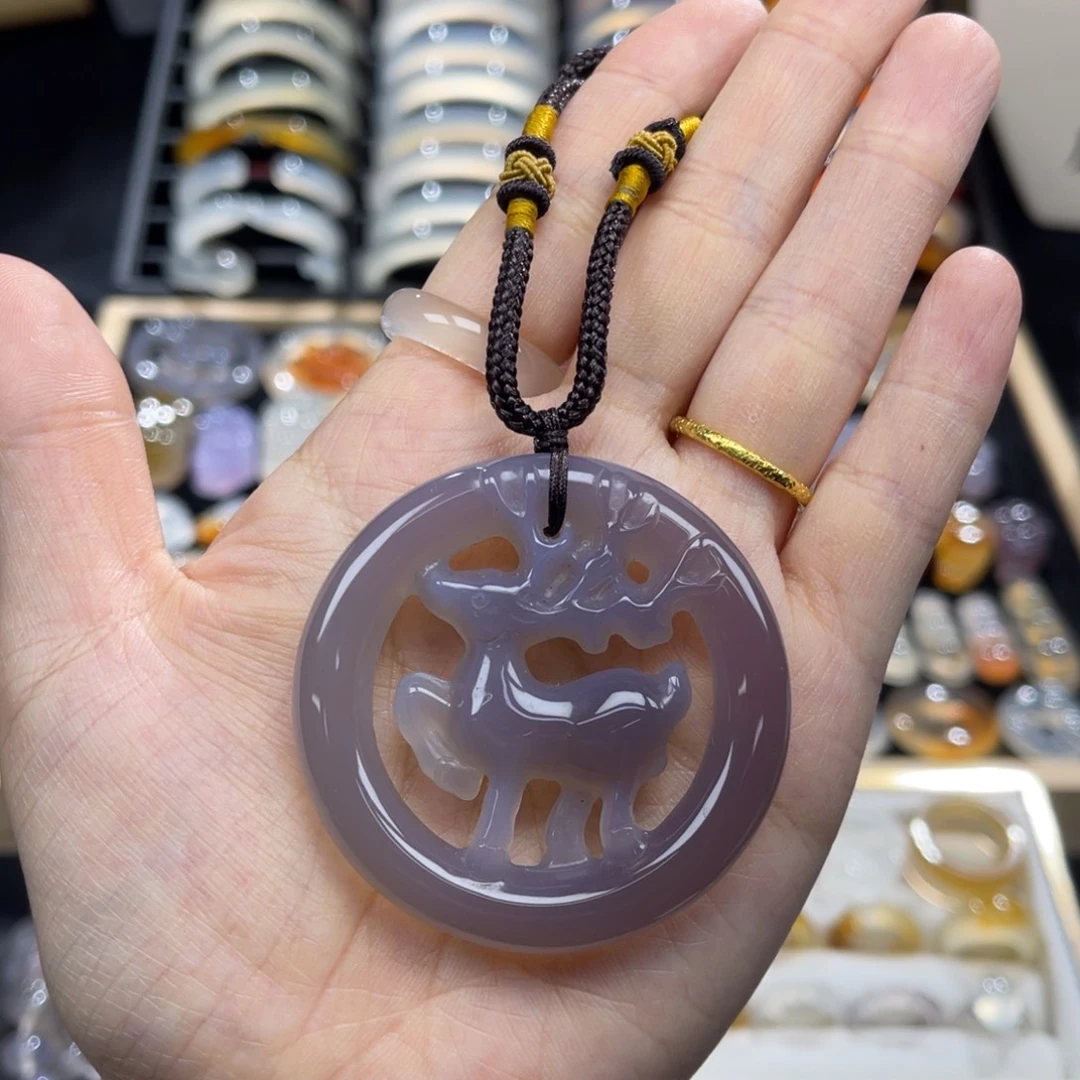 玛瑙/玉髓未镶嵌颈饰