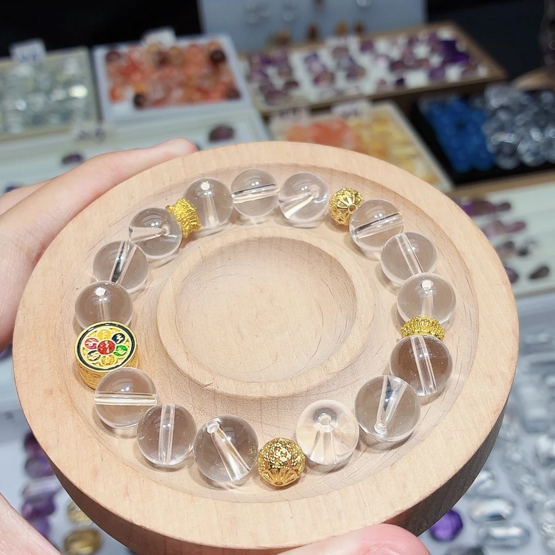 未镶嵌水晶珠宝半成品手串可单出