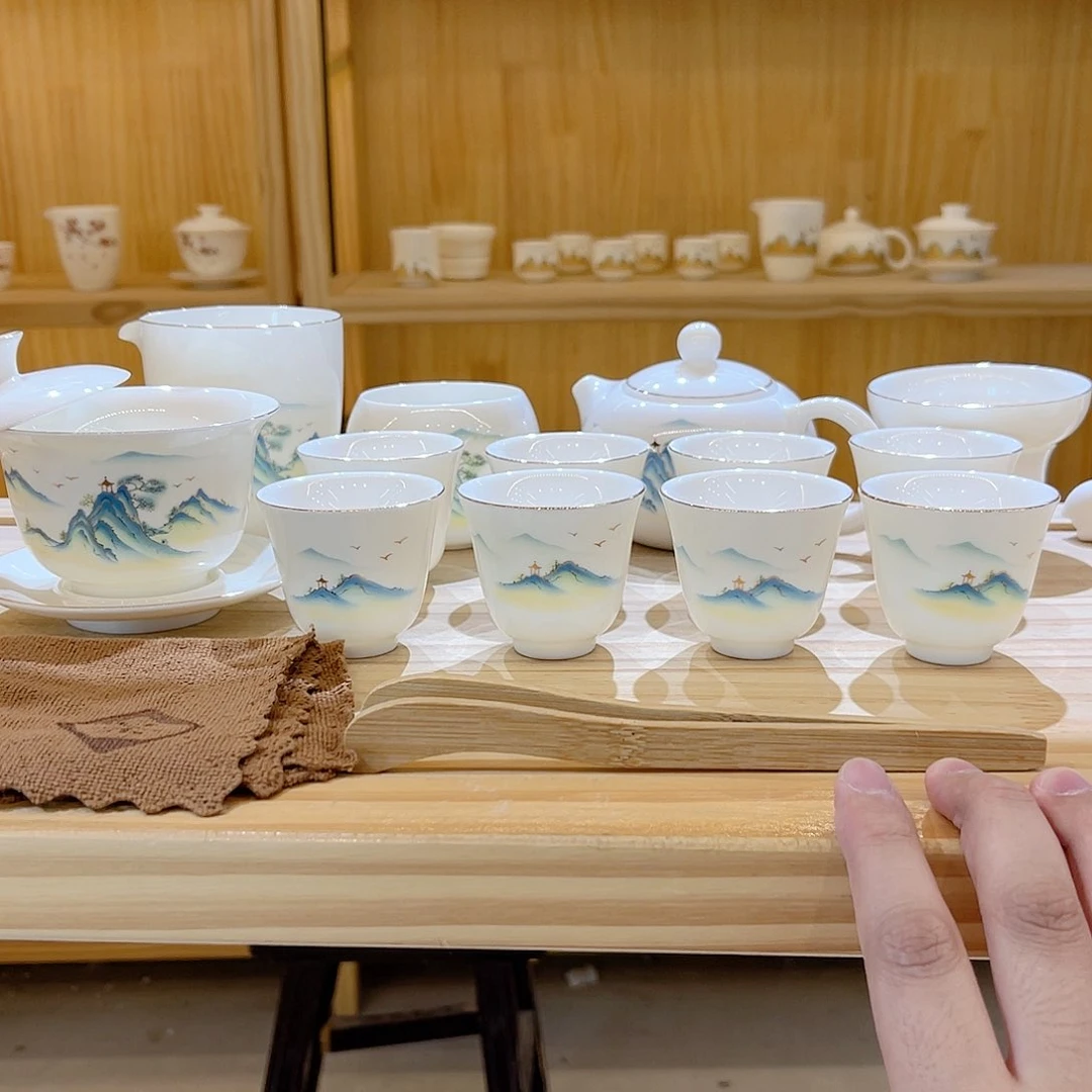 杯羊脂玉瓷羊脂玉瓷