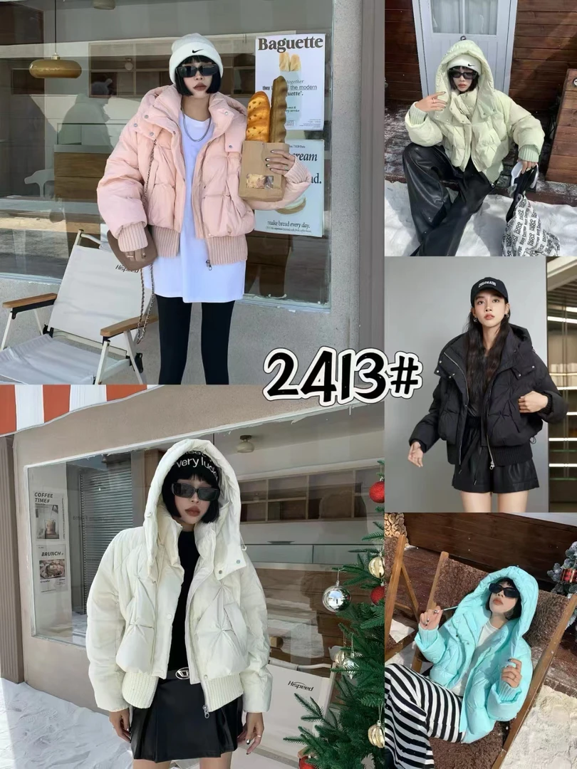 邹先生2413-30杭州品牌厂家短款休闲时尚加厚外套