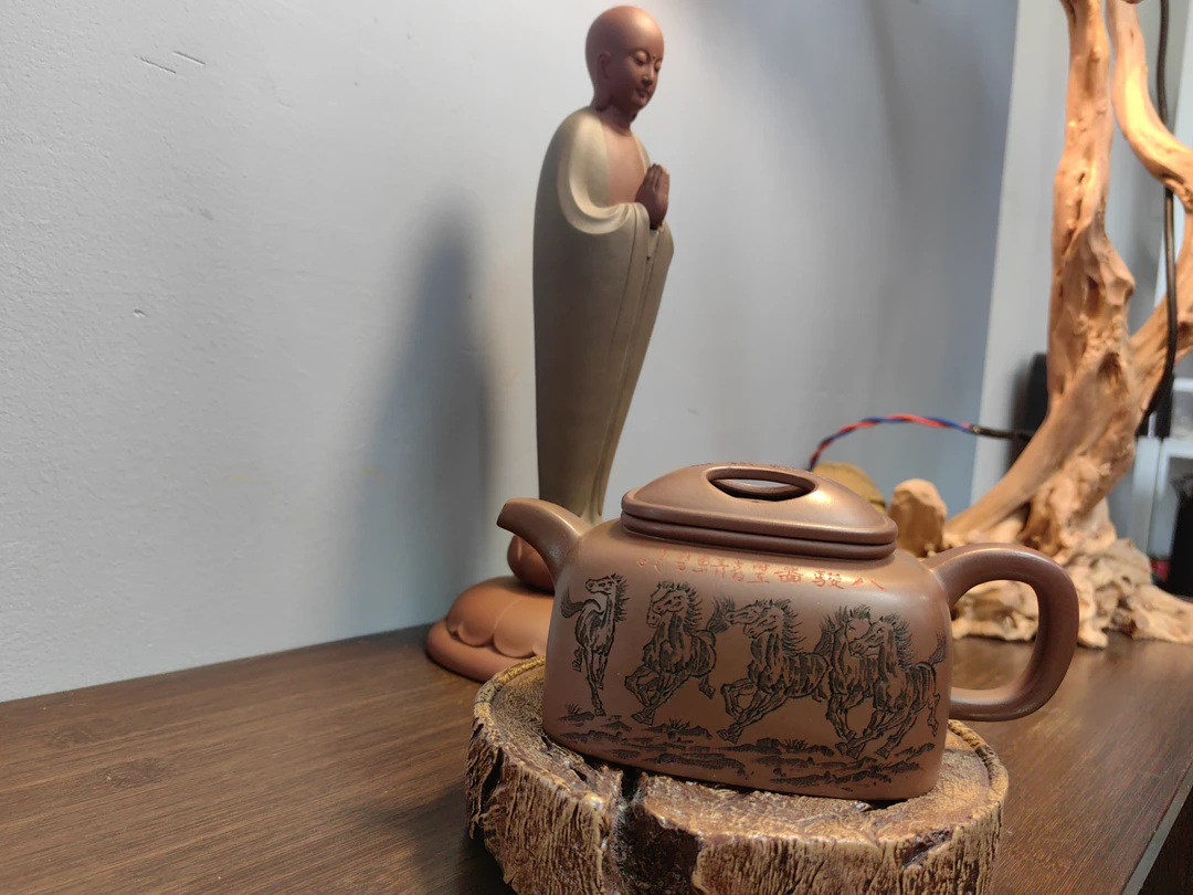 四方牛鼻盖八骏图 扭转乾坤