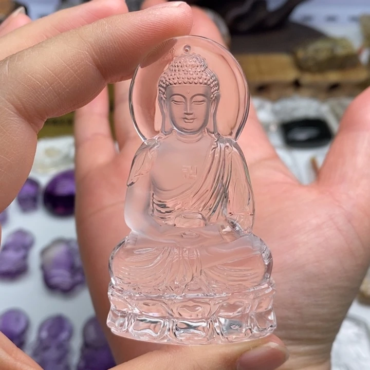 水晶颈饰未镶嵌风**涌定制