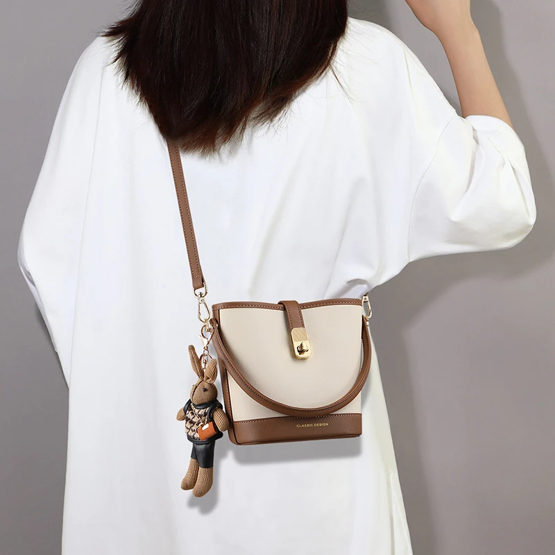 包包2025新款女包2025大容量高级感水桶包通勤时尚单肩手提包箱包