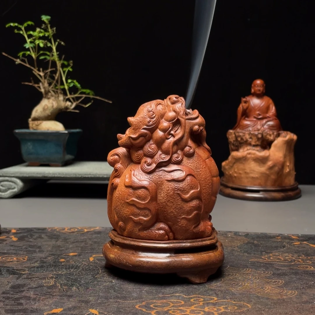 福***货香榧木荔枝木望天吼香炉