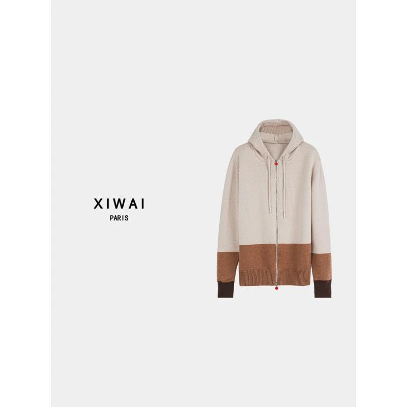 高级男装 秋冬新品24s男士羊绒毛衣拉链针织保暖时尚休闲百搭 109