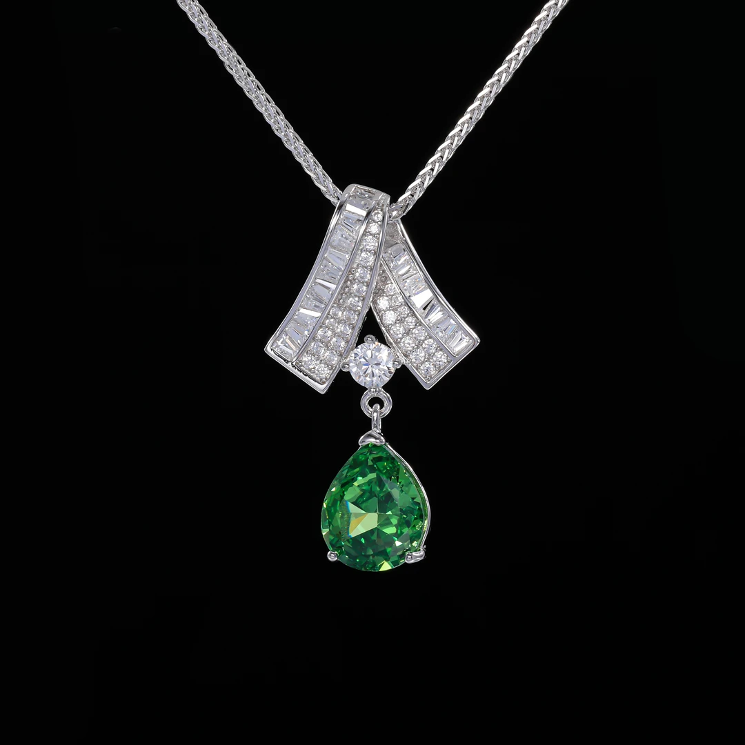 坠链均925银合成锆石 ——木木（SY4379）AL-0472D 项链45厘米