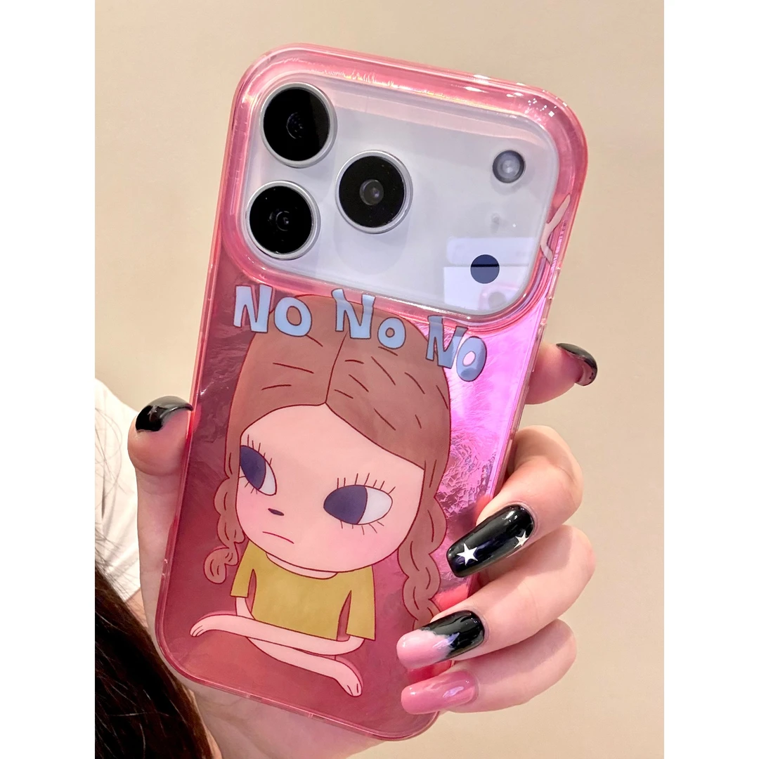 适用苹果iphone17promax粉色女孩16pro韩系可爱15个性14ins手机壳