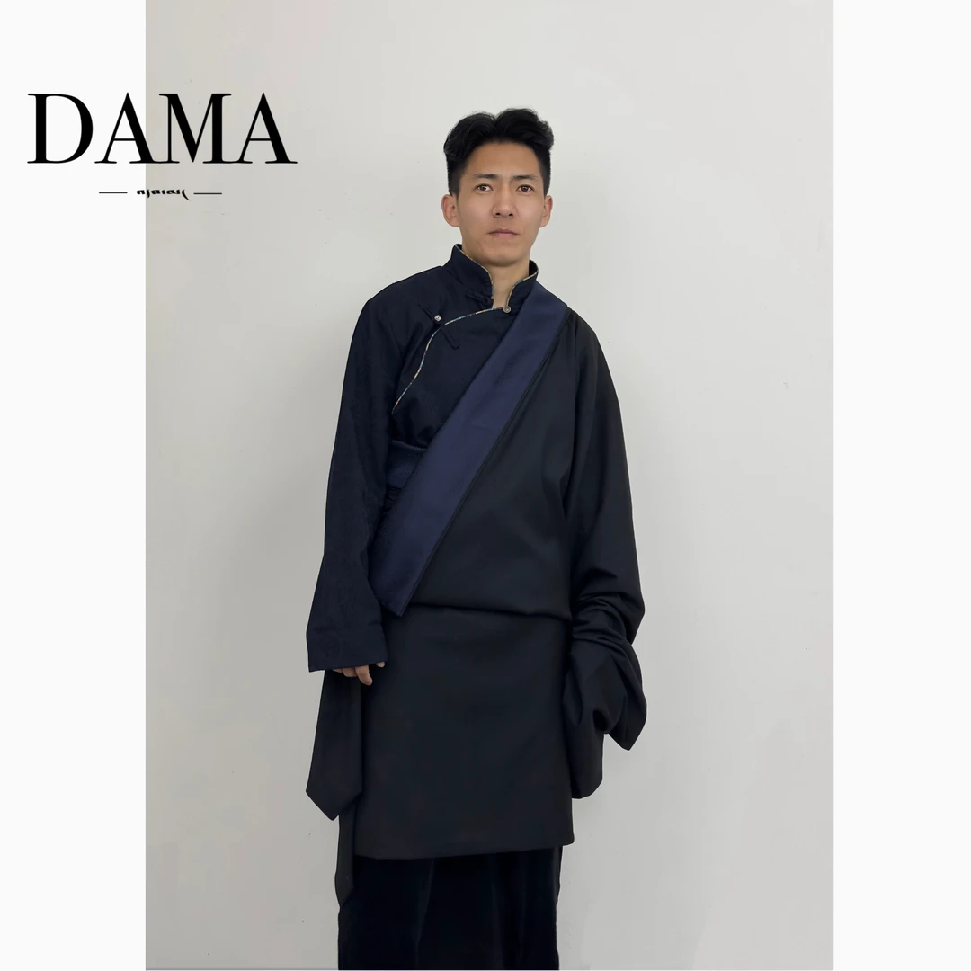 DAMA达玛传统藏服藏袍男款日常藏式