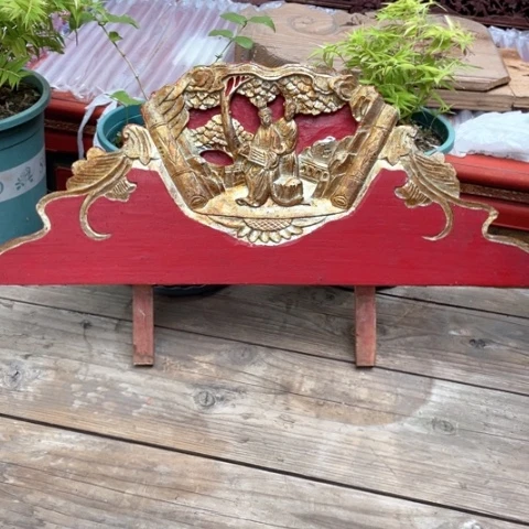 木木雕彩头一片木雕