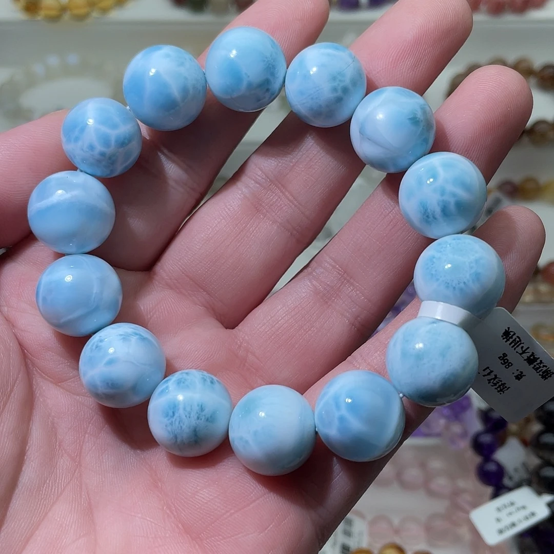 针钠钙石（海纹石）未镶嵌手链海紋石16mm