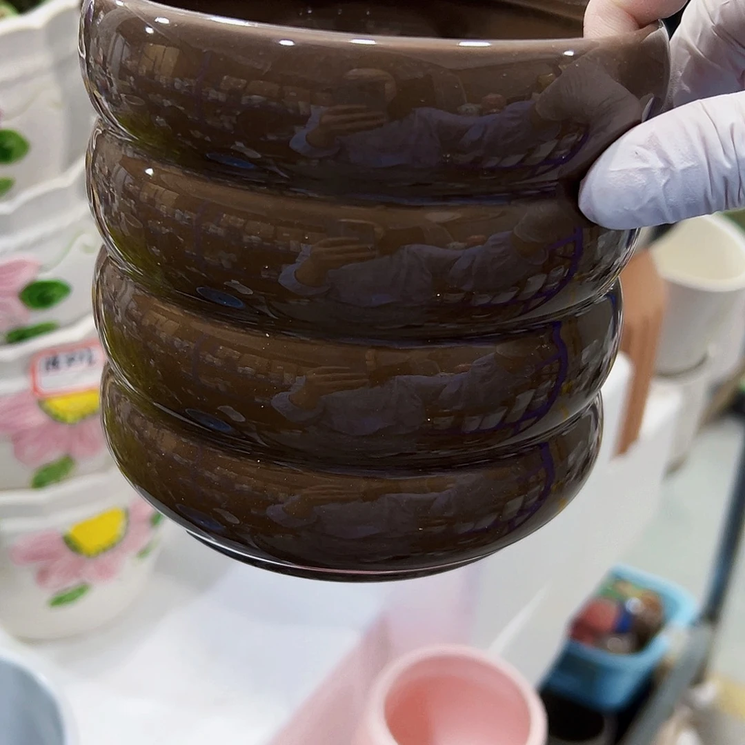 外贸尾单陶瓷花盆凑单10米包邮