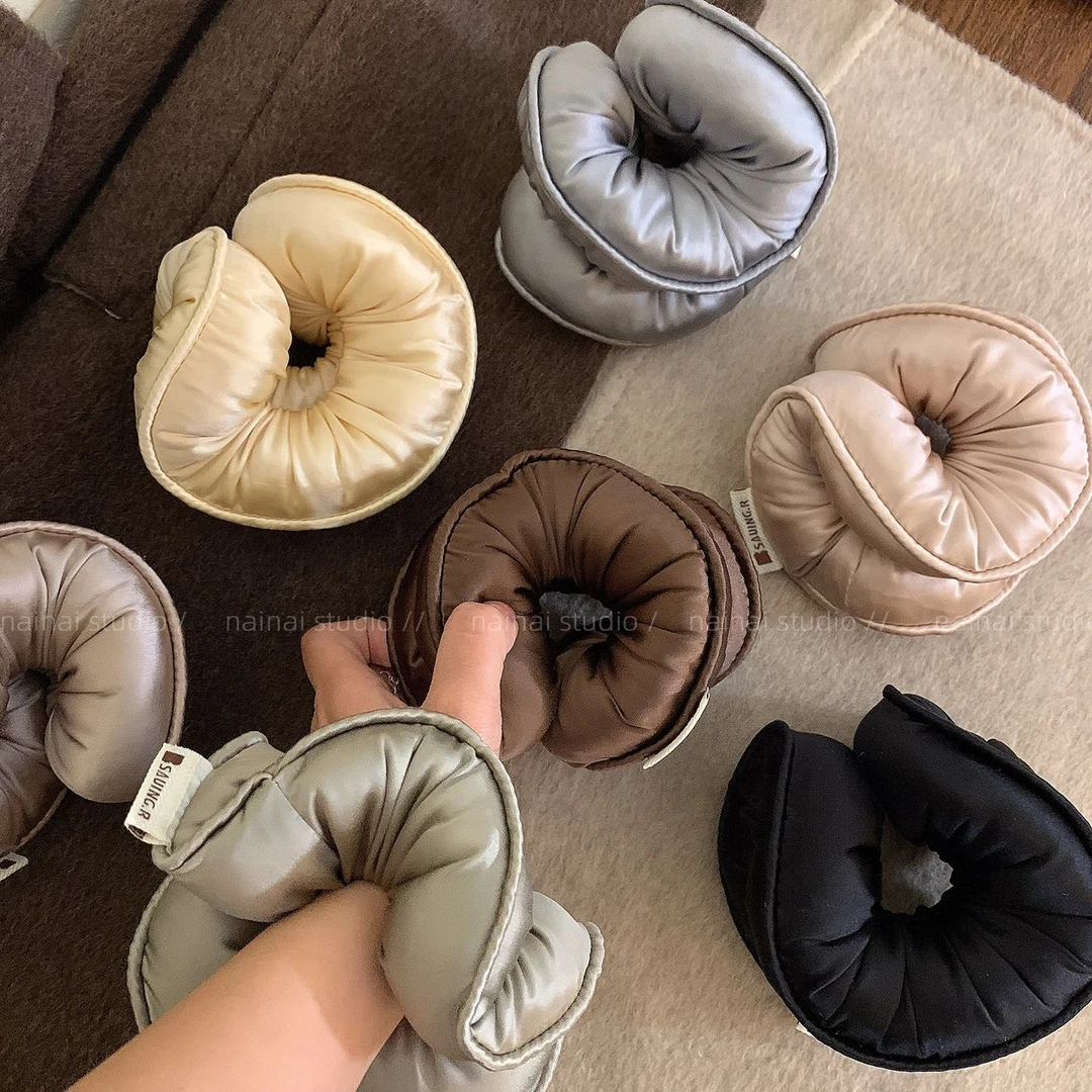 超柔软仿真丝~小枕头缎面大肠发圈高弹力睡眠不伤发充棉发绳头绳