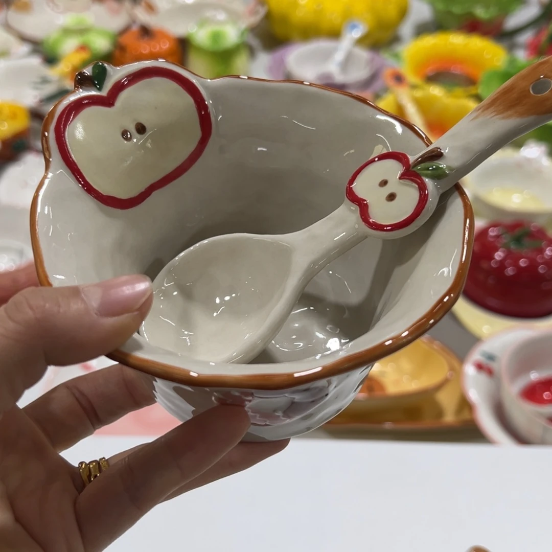 摆件陶高温陶瓷釉下彩正品…………2套