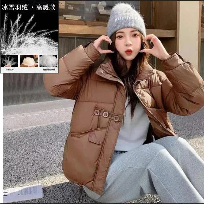 【羽绒服】索尼尔保羅冬季保暖加绒加厚款羽绒外套女装3771[IWE]