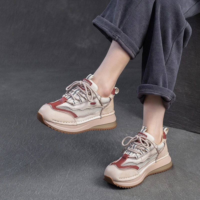 上海杰骤2025夏季新款恩祈女鞋四季款休闲时尚百搭女士民族风运动