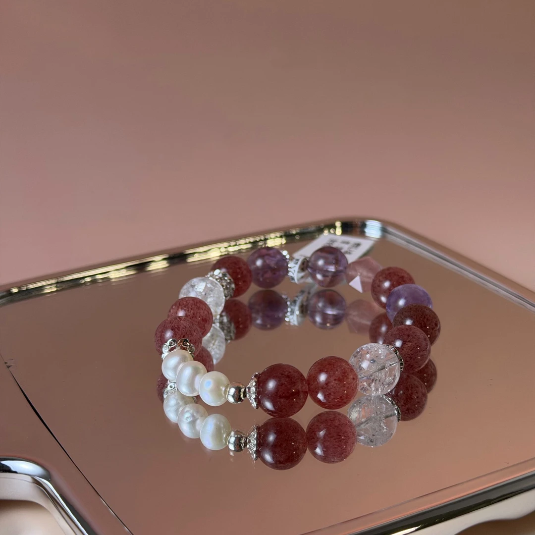 【火运生辉】天然水晶定制款手链温养心轮事业长虹招桃爱情人际关系