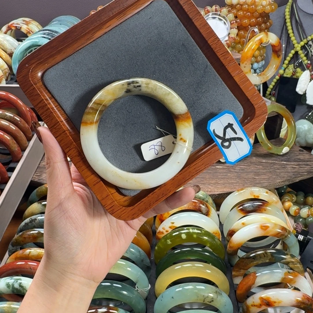 蛇纹石玉合金手镯