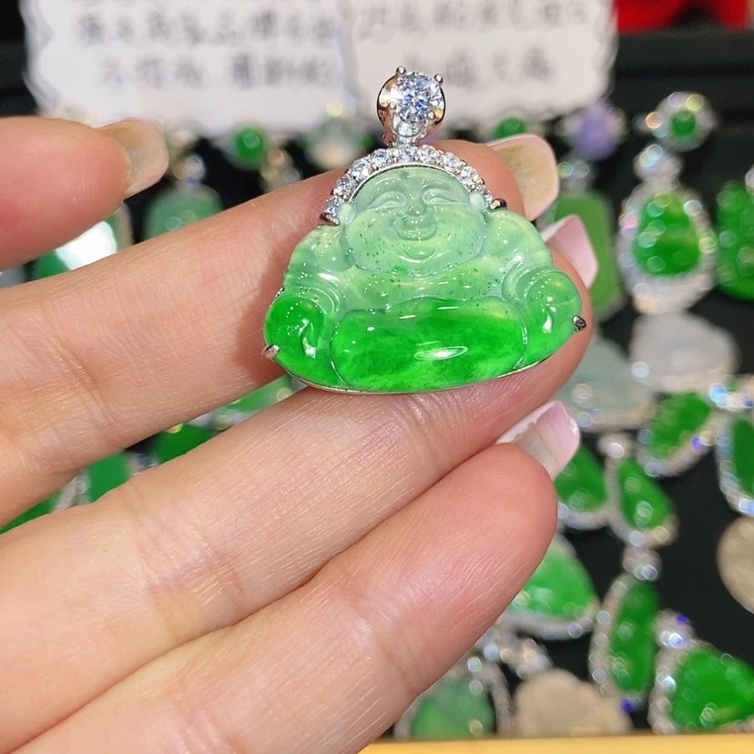 【闪购商品】颈饰未镶嵌翡翠天然翡翠