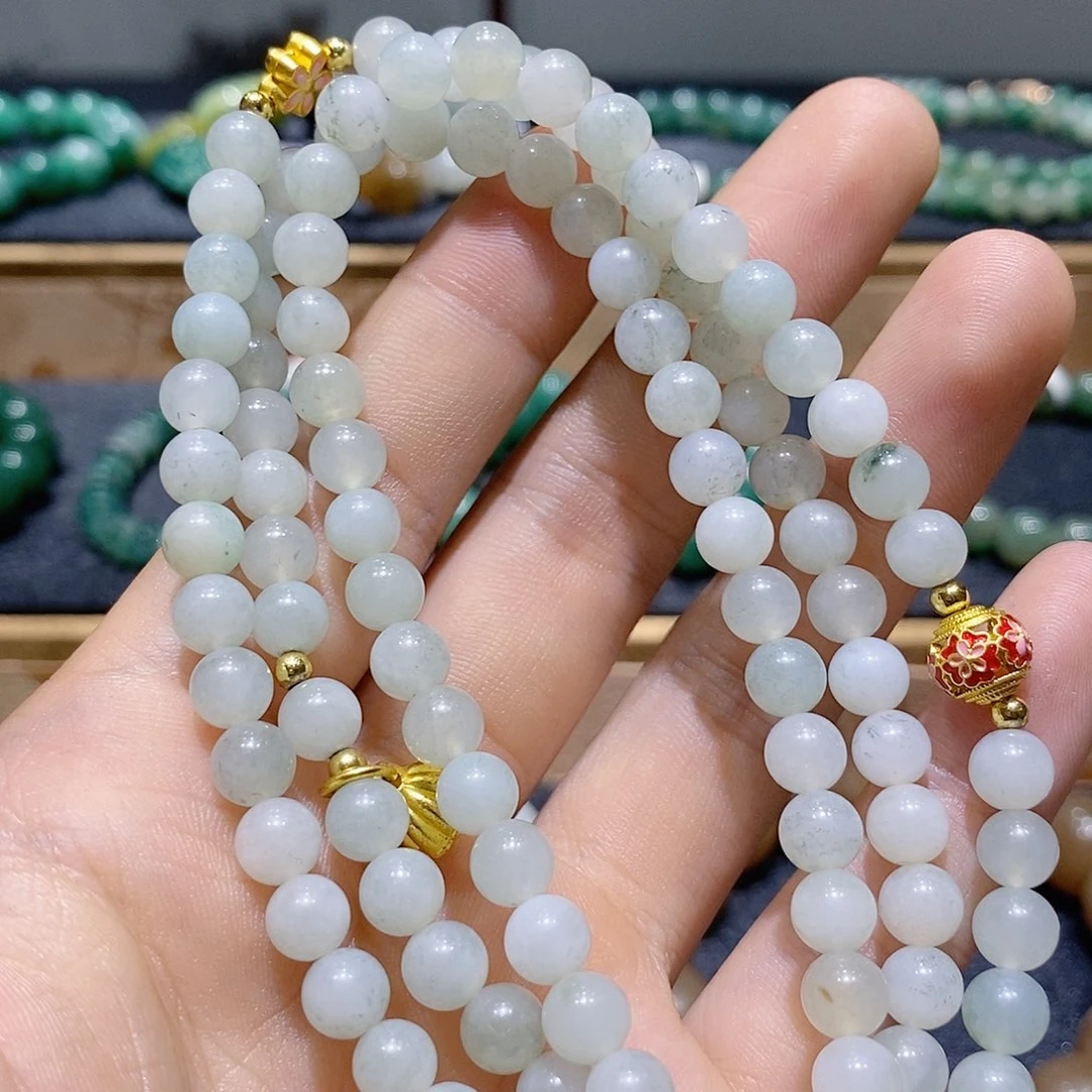 独山玉未镶嵌手串