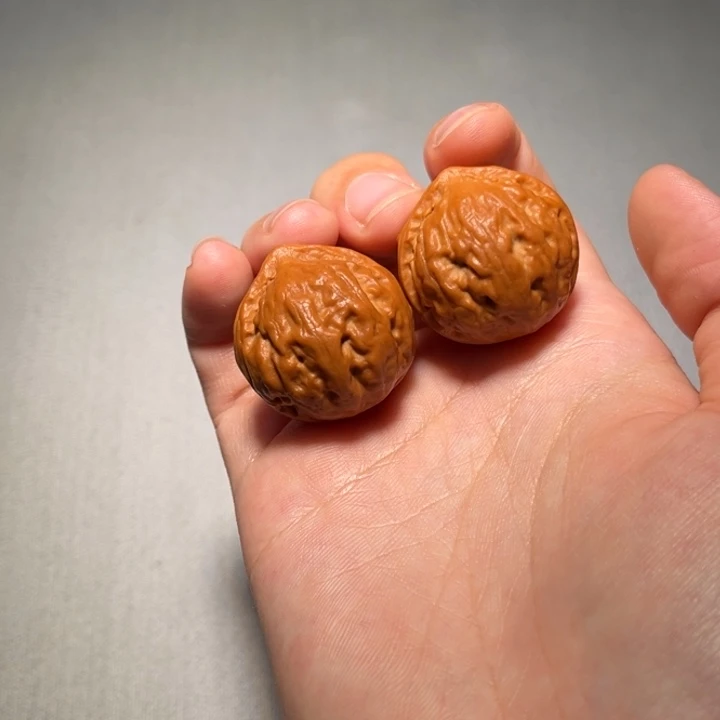 吹***头文玩核桃把件腊皮球435