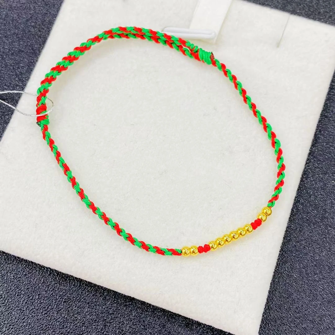 杨教授珠宝18K金珠珠手绳配件HJ CYXZF