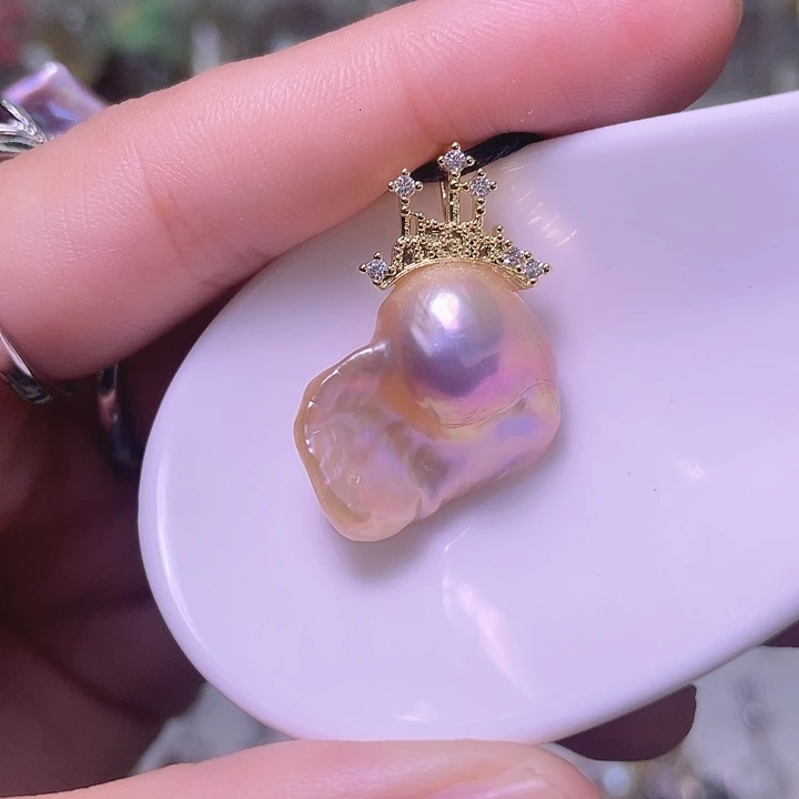 颈饰合金淡水珍珠18