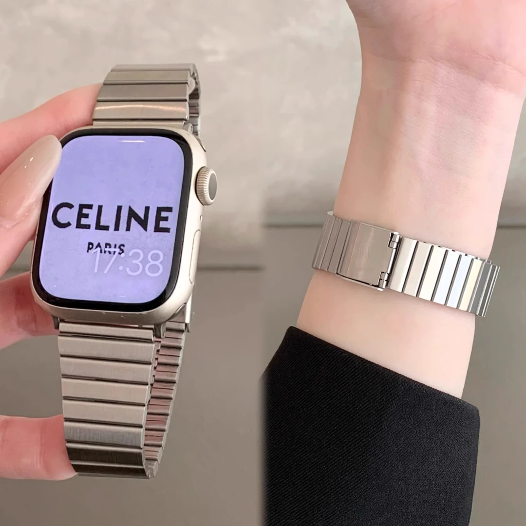 适用vivowatchhgt新款小蛮腰修身钢带iqoowatch gt金属夏天表带女