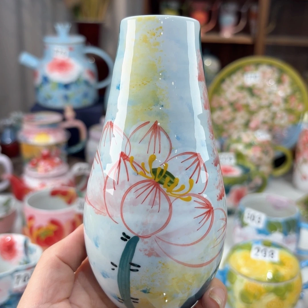 景德镇手绘高温釉下彩陶瓷茶具