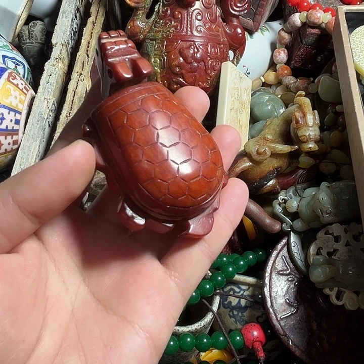 和田玉未镶嵌挂件玉器回流旧藏