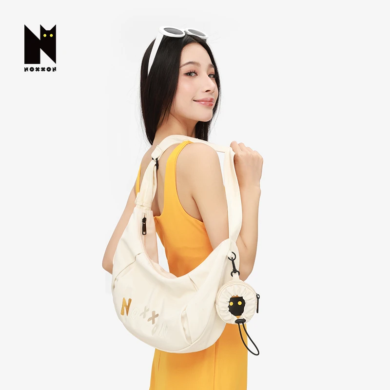 NOXXON原创运动风格单肩包旅行通勤斜挎包小众大容量腋下包ND0204